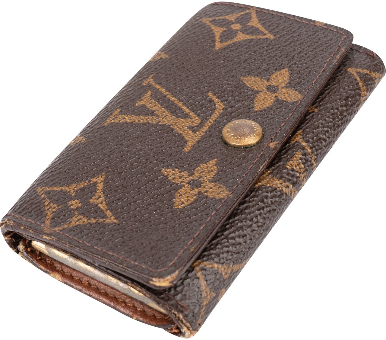 Louis Vuitton Louis Vuitton Canvas Monogram Keyholder Bruin