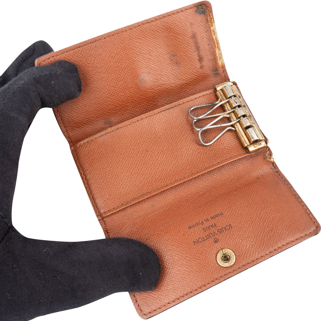 Louis Vuitton Louis Vuitton Canvas Monogram Keyholder Bruin