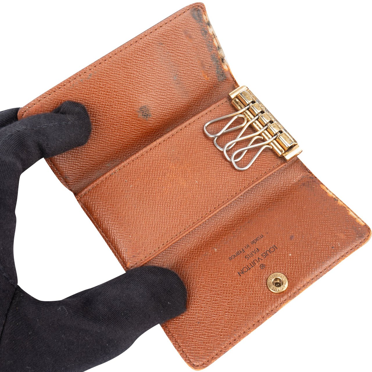 Louis Vuitton Louis Vuitton Canvas Monogram Keyholder Bruin