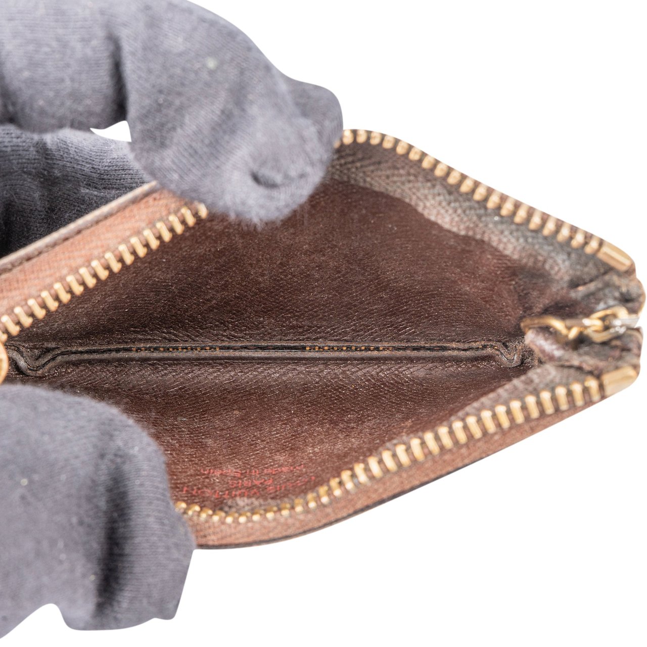 Louis Vuitton Louis Vuitton Damier Ebene Monogram Key Pouch Bruin