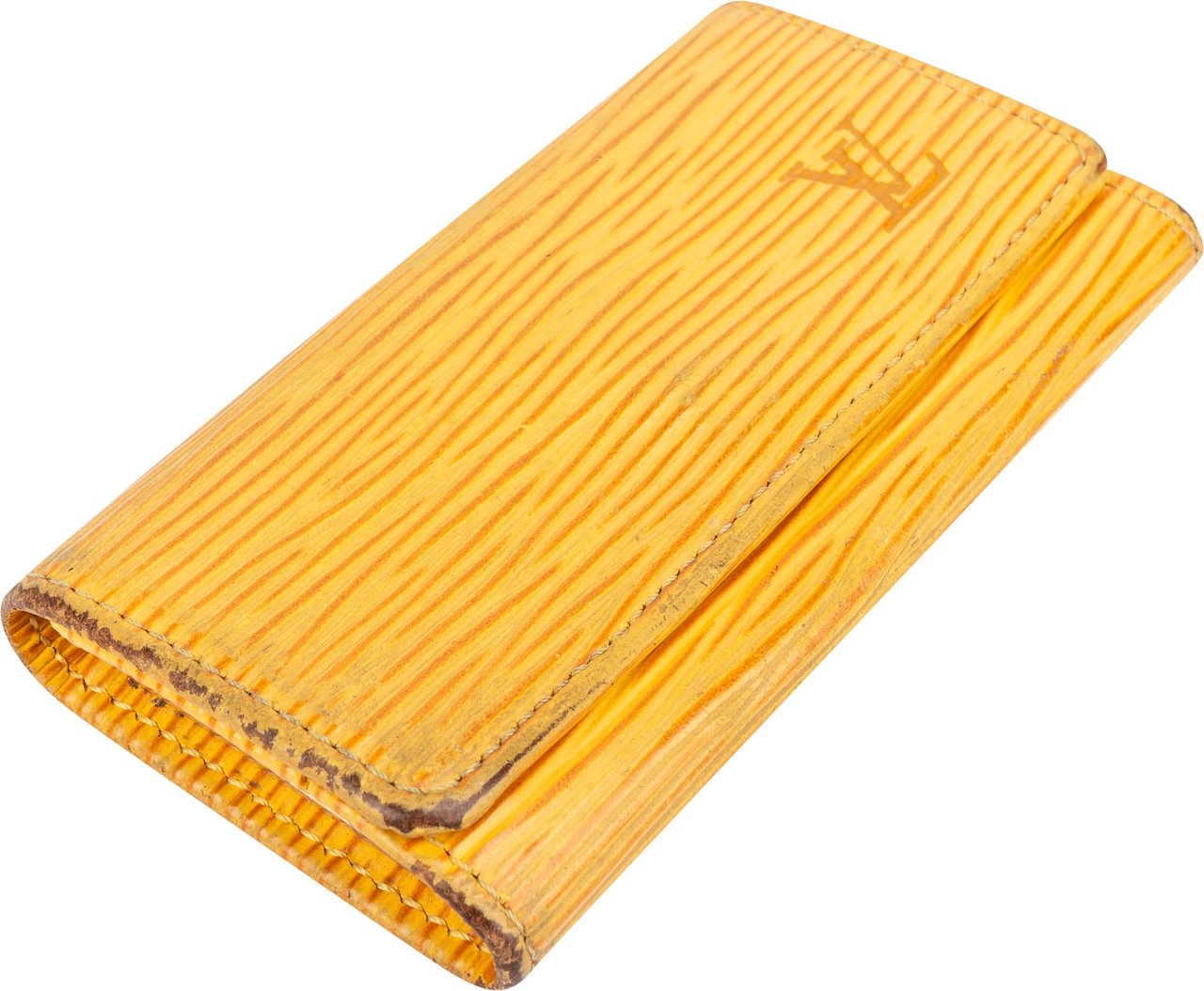 Louis Vuitton Louis Vuitton Jaune Epi Leather Keyholder Geel