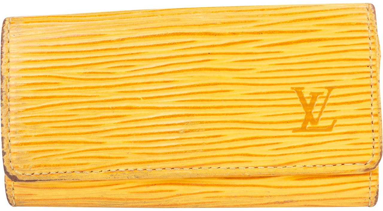 Louis Vuitton Louis Vuitton Jaune Epi Leather Keyholder Geel