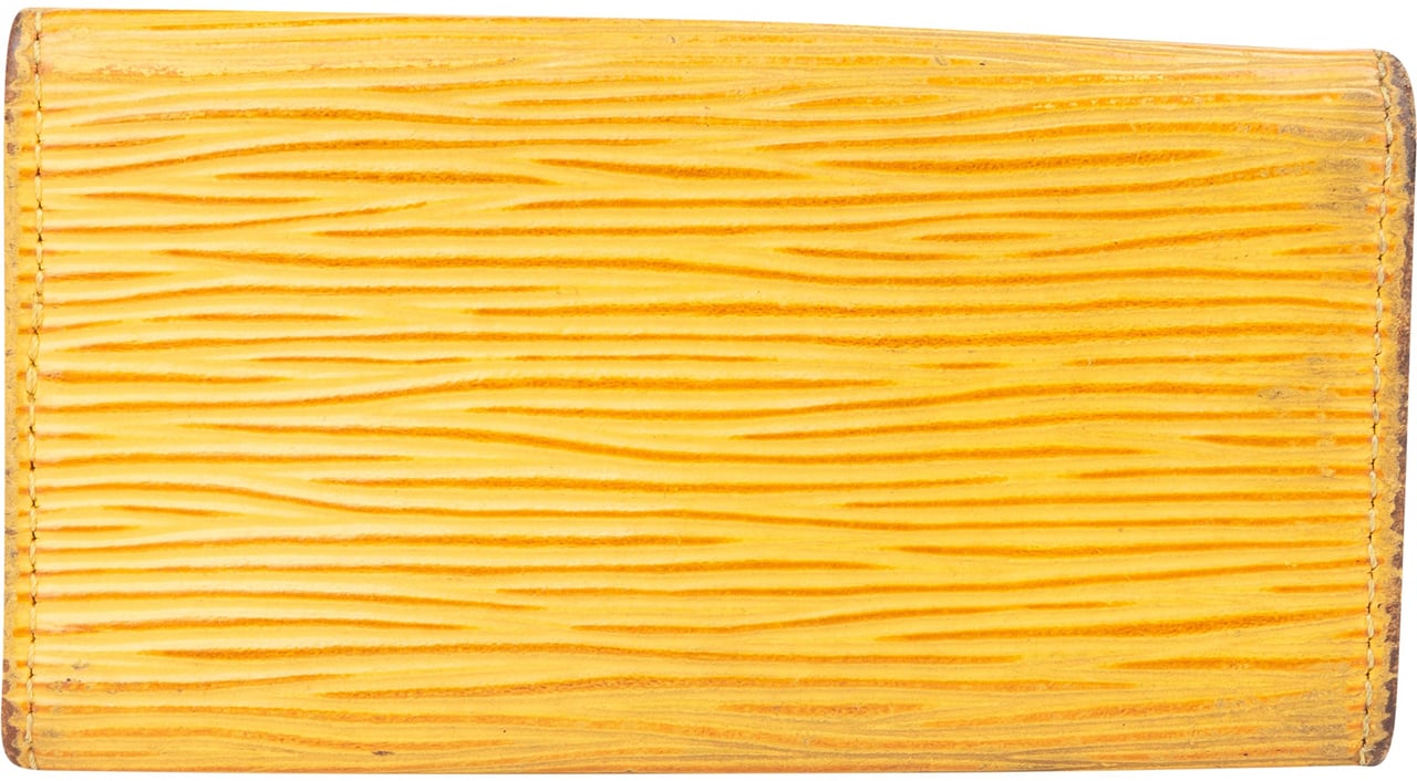 Louis Vuitton Louis Vuitton Jaune Epi Leather Keyholder Geel