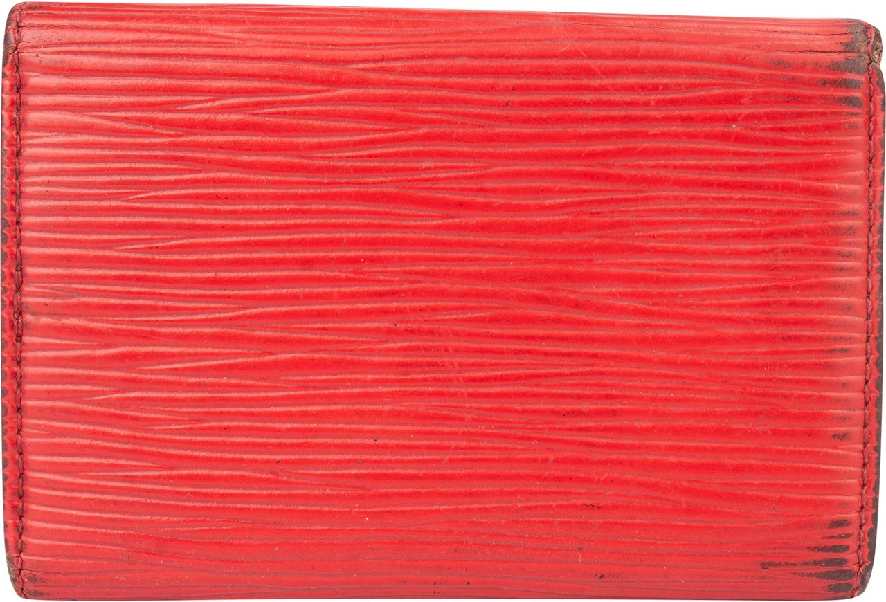 Louis Vuitton Louis Vuitton Rouge Epi Leather Keyholder Rood