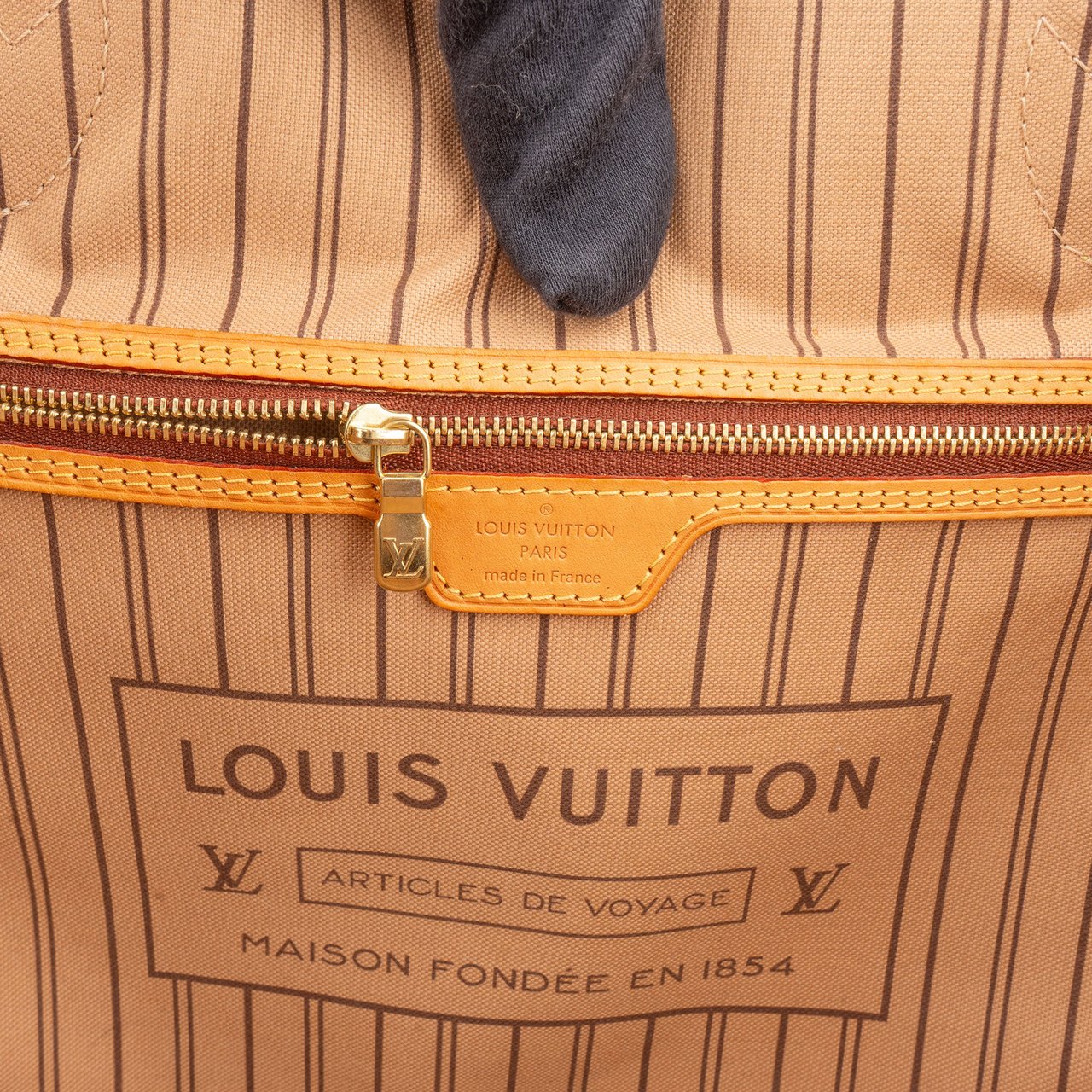 Louis Vuitton Louis Vuitton Canvas Monogram Neverfull MM Shopper Handbag Bruin