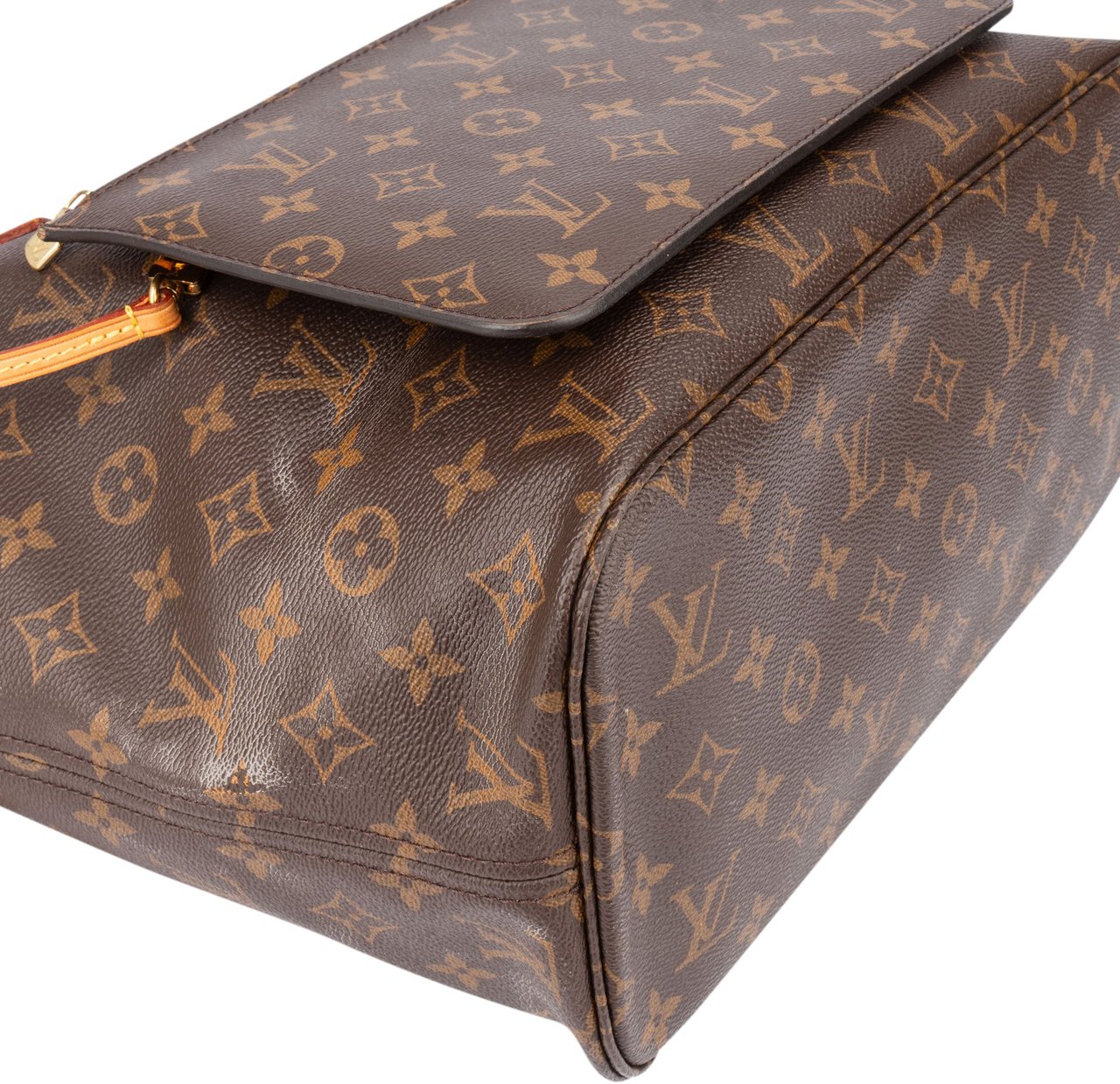 Louis Vuitton Louis Vuitton Canvas Monogram Neverfull MM Shopper Handbag Bruin