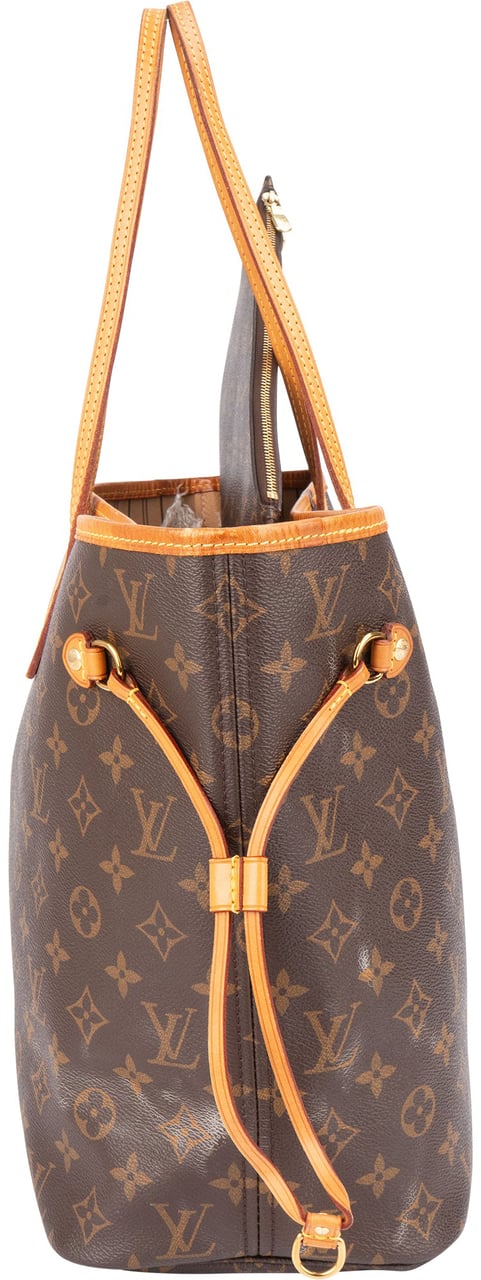 Louis Vuitton Louis Vuitton Canvas Monogram Neverfull MM Shopper Handbag Bruin