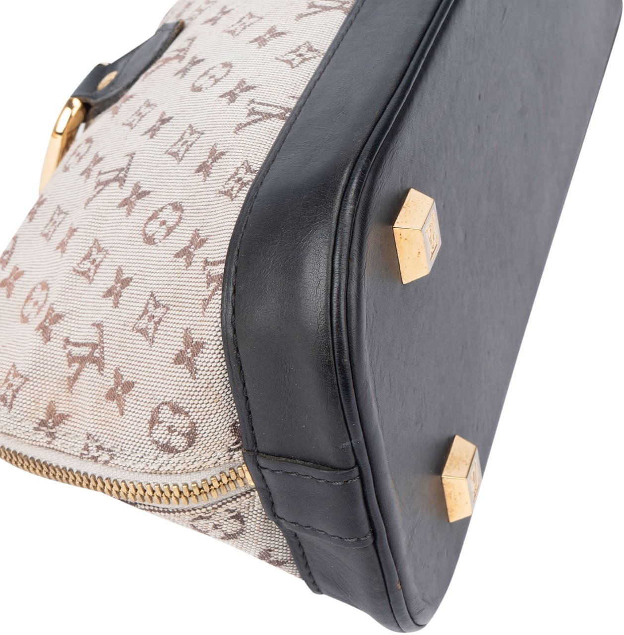Louis Vuitton Louis Vuitton Mini Lin Monogram Long Alma Handbag Divers