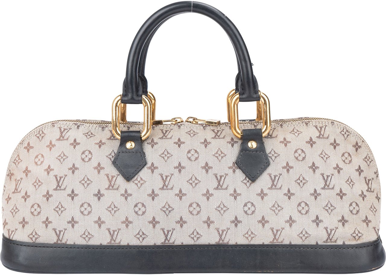 Louis Vuitton Louis Vuitton Mini Lin Monogram Long Alma Handbag Divers