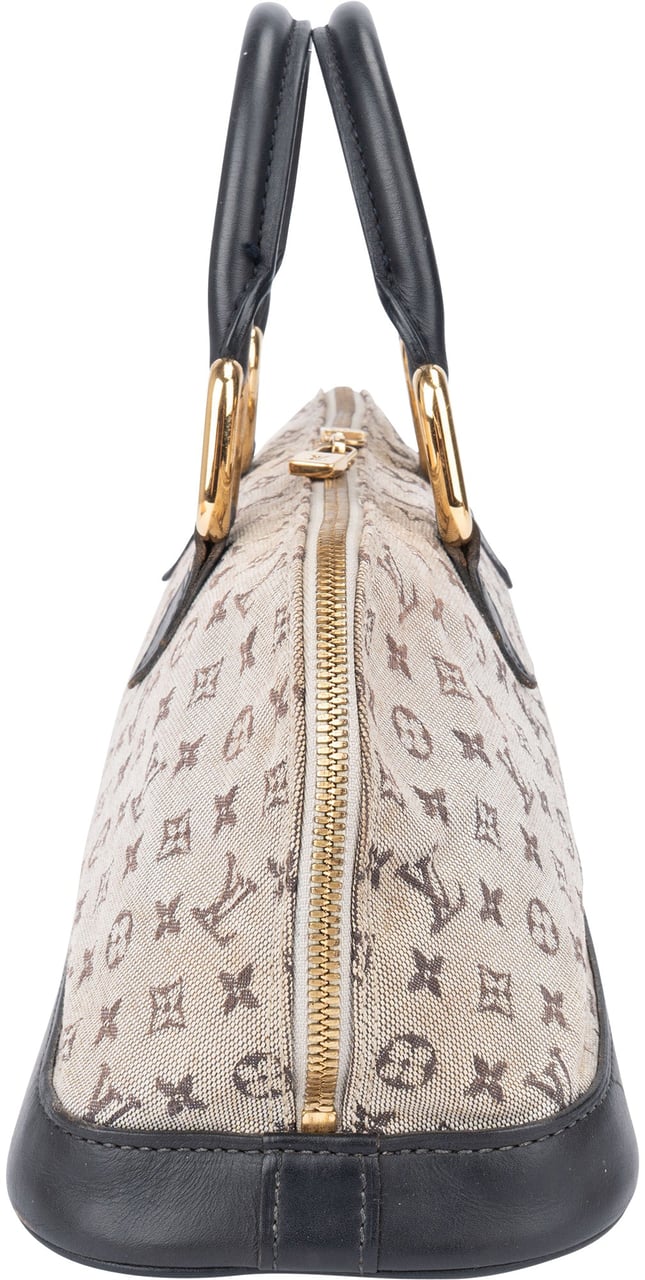 Louis Vuitton Louis Vuitton Mini Lin Monogram Long Alma Handbag Divers