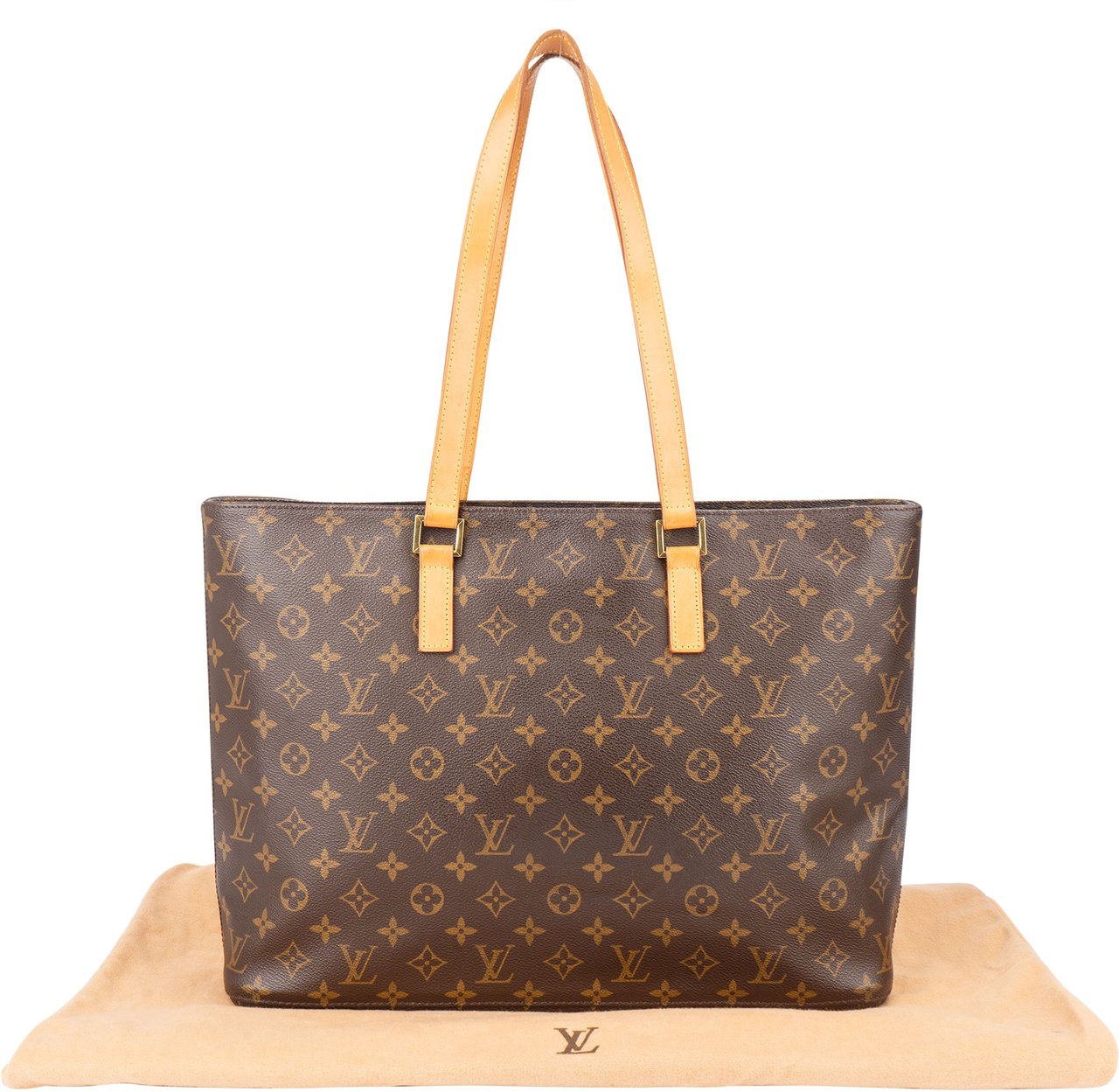 Louis Vuitton Louis Vuitton Canvas Monogram Luco Shoulder Bag Bruin