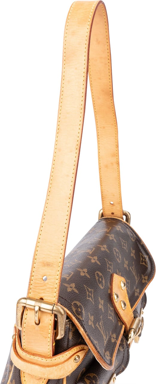 Louis Vuitton Louis Vuitton Canvas Monogram Hudson PM Shoulder Bag Bruin