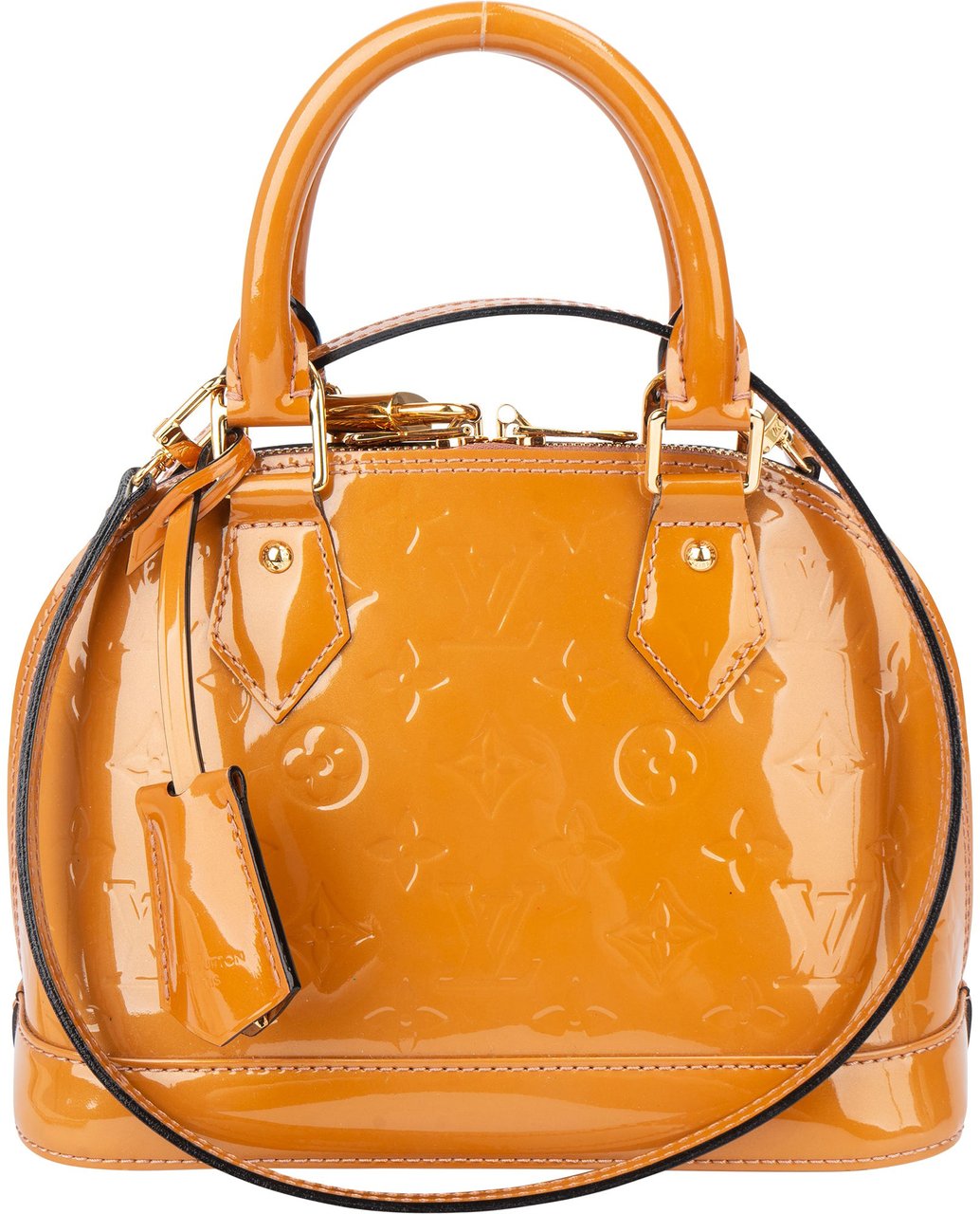 Louis Vuitton Louis Vuitton Vernis Monogram Alma BB Handbag Oranje