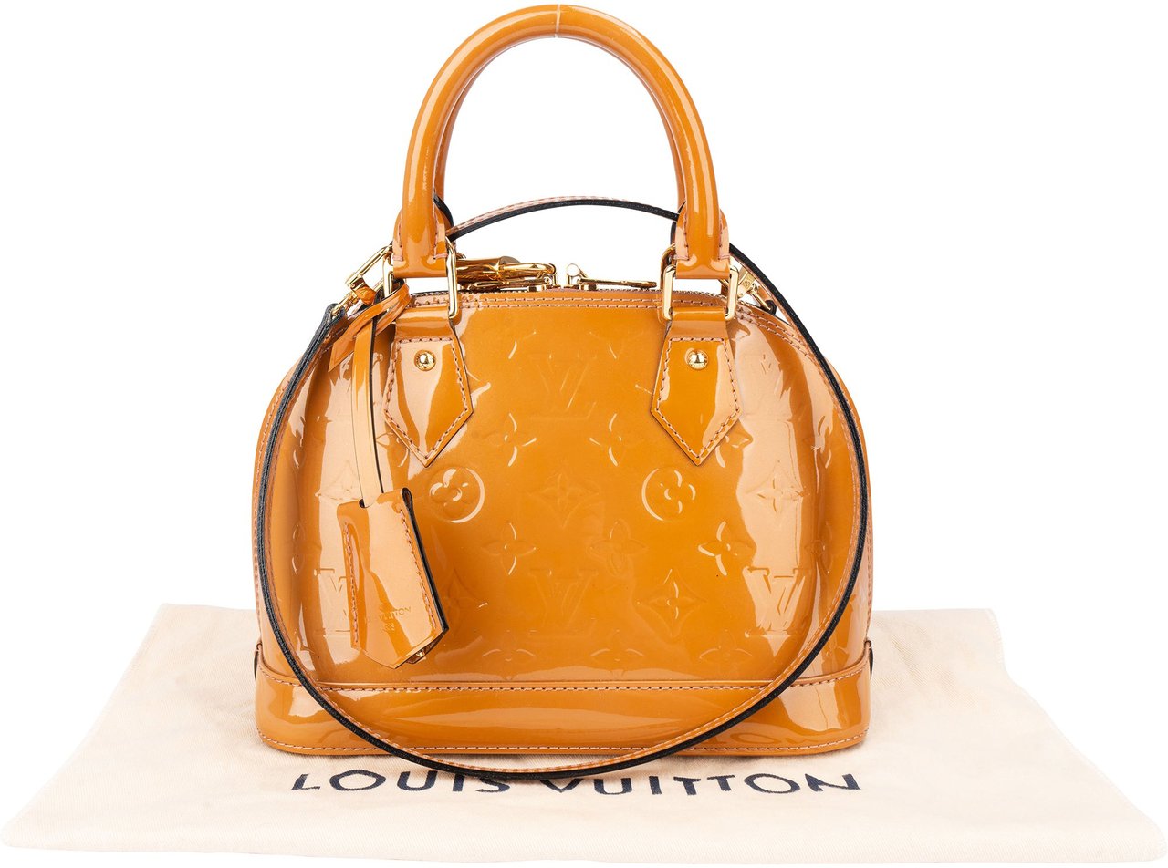 Louis Vuitton Louis Vuitton Vernis Monogram Alma BB Handbag Oranje