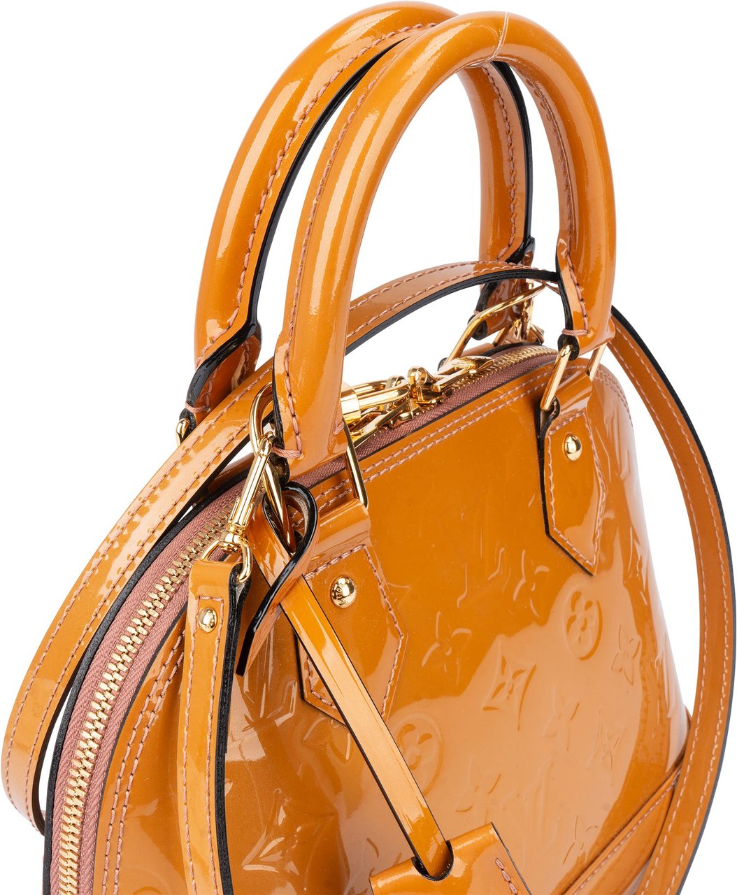 Louis Vuitton Louis Vuitton Vernis Monogram Alma BB Handbag Oranje