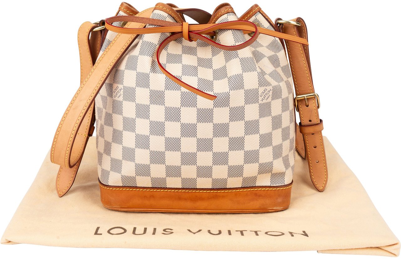 Louis Vuitton Louis Vuitton Damier Azur Sac Noe Petit NM Crossbody Bag Wit