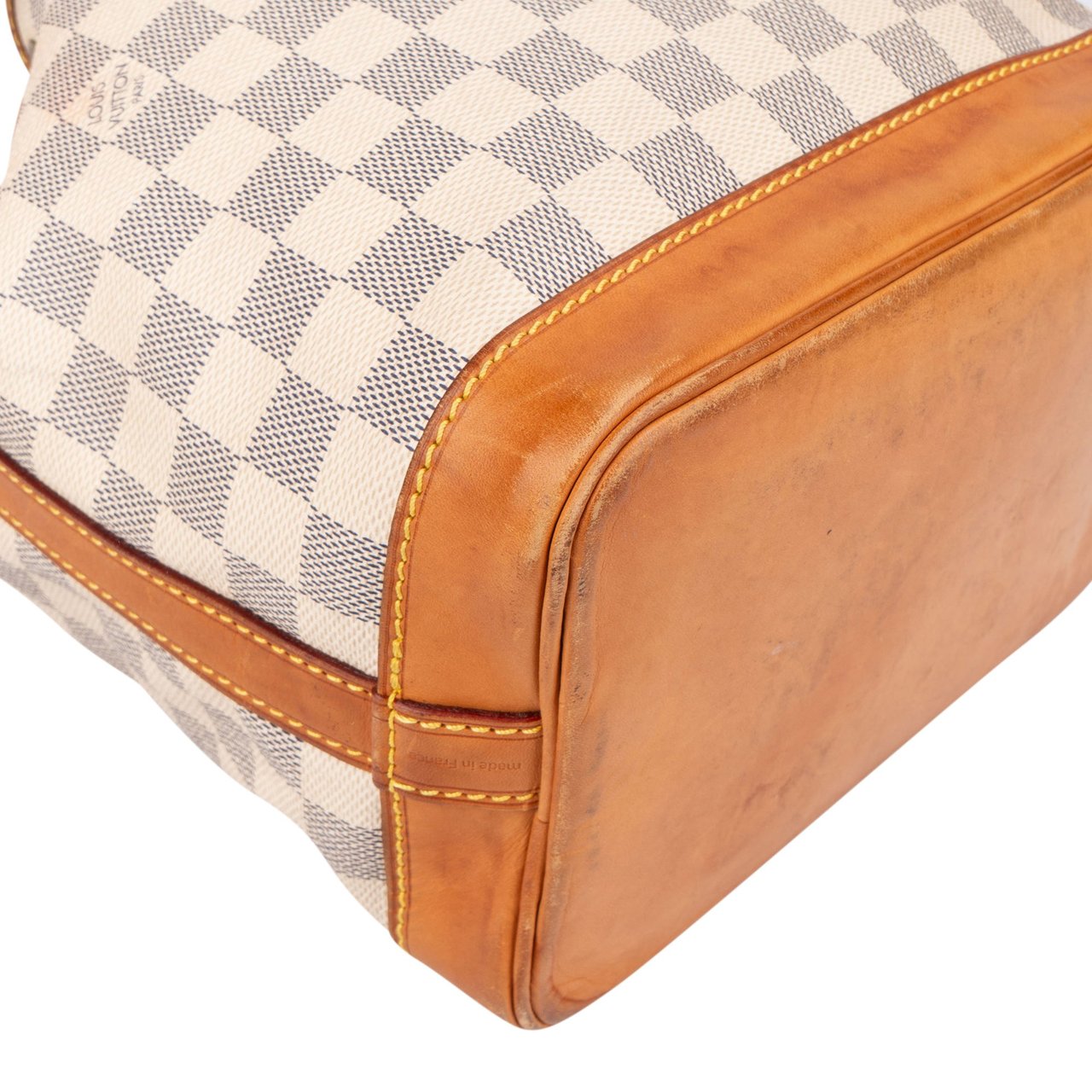 Louis Vuitton Louis Vuitton Damier Azur Sac Noe Petit NM Crossbody Bag Wit