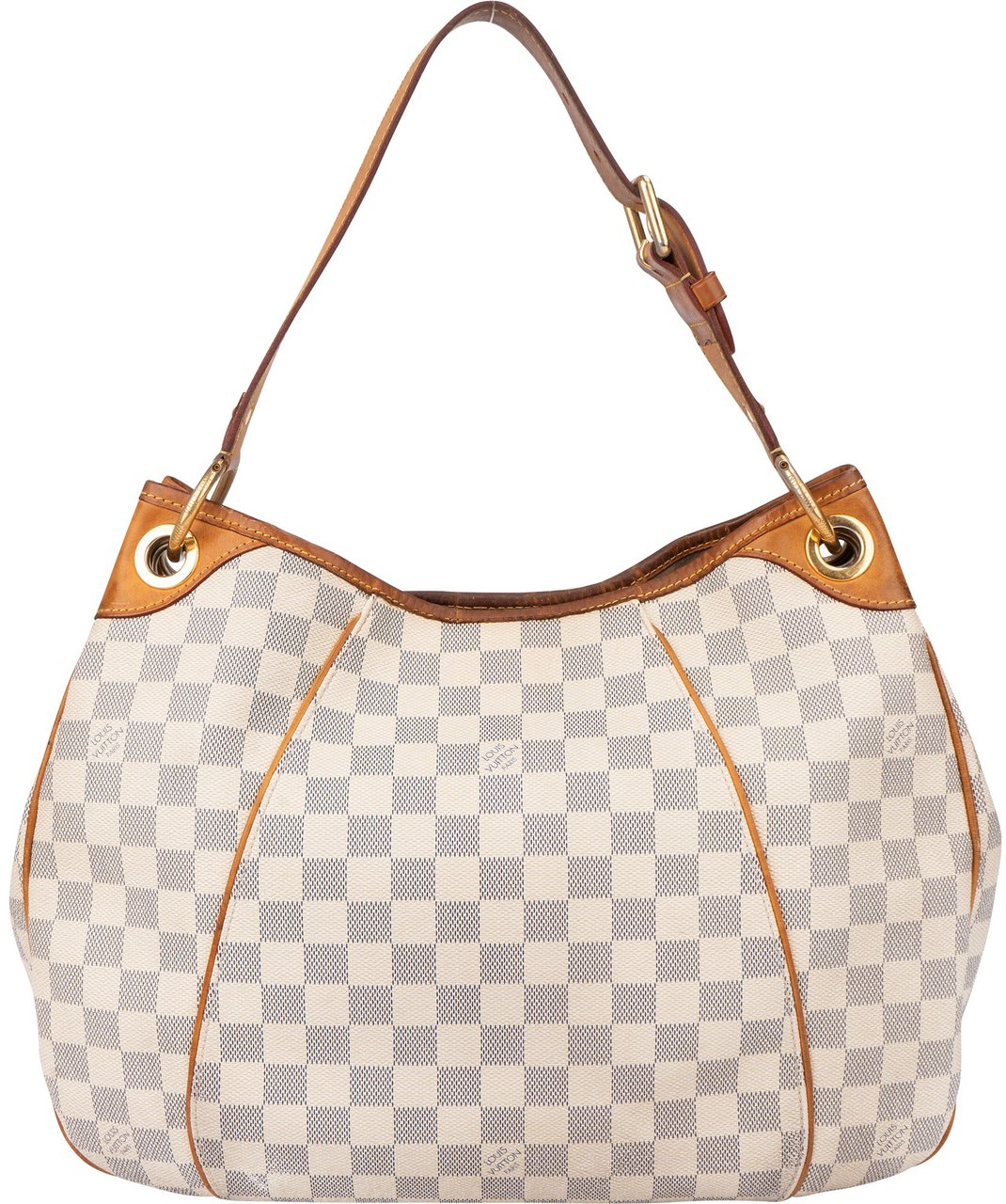 Louis Vuitton Louis Vuitton Damier Azur Monogram Galliera PM Handbag Wit