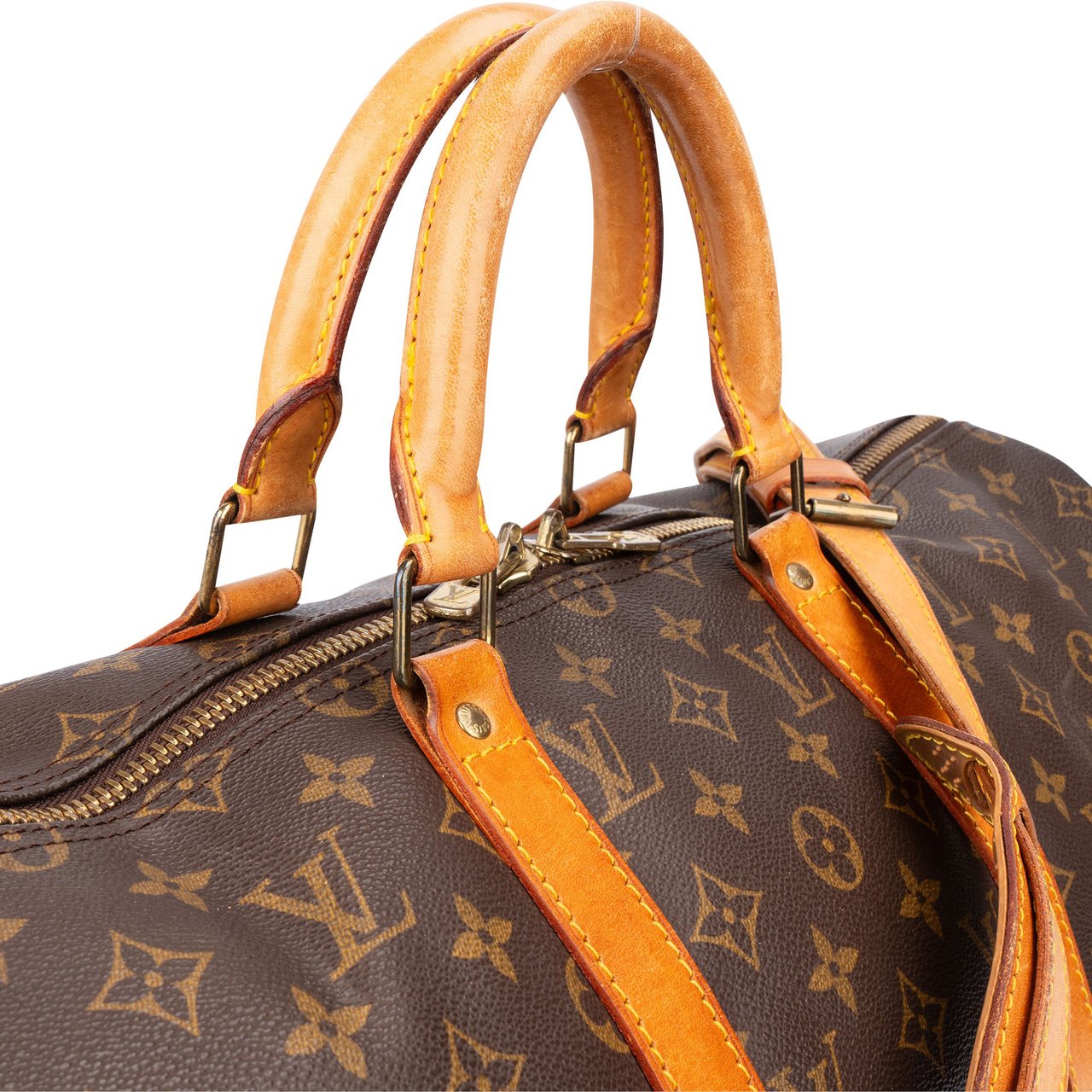 Louis Vuitton Louis Vuitton Canvas Monogram Keepall 50 Bandouliere Bruin