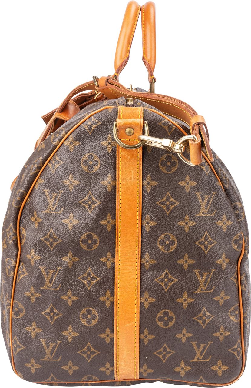 Louis Vuitton Louis Vuitton Canvas Monogram Keepall 55 Bandouliere Bruin