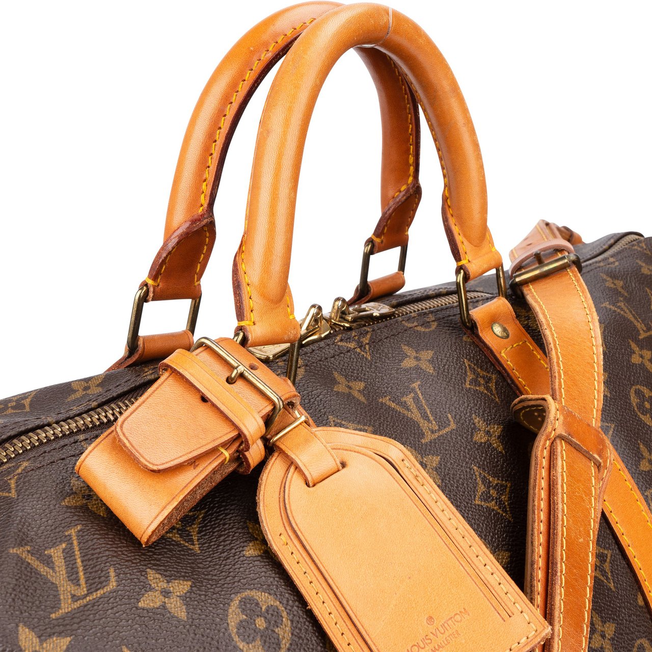 Louis Vuitton Louis Vuitton Canvas Monogram Keepall 55 Bandouliere Bruin
