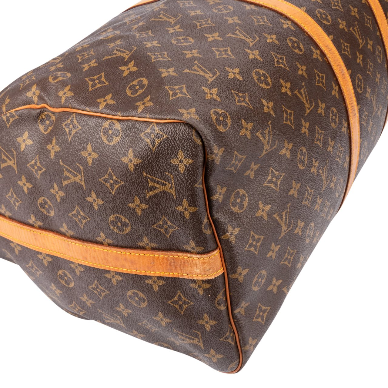 Louis Vuitton Louis Vuitton Canvas Monogram Keepall 60 Bandouliere Bruin