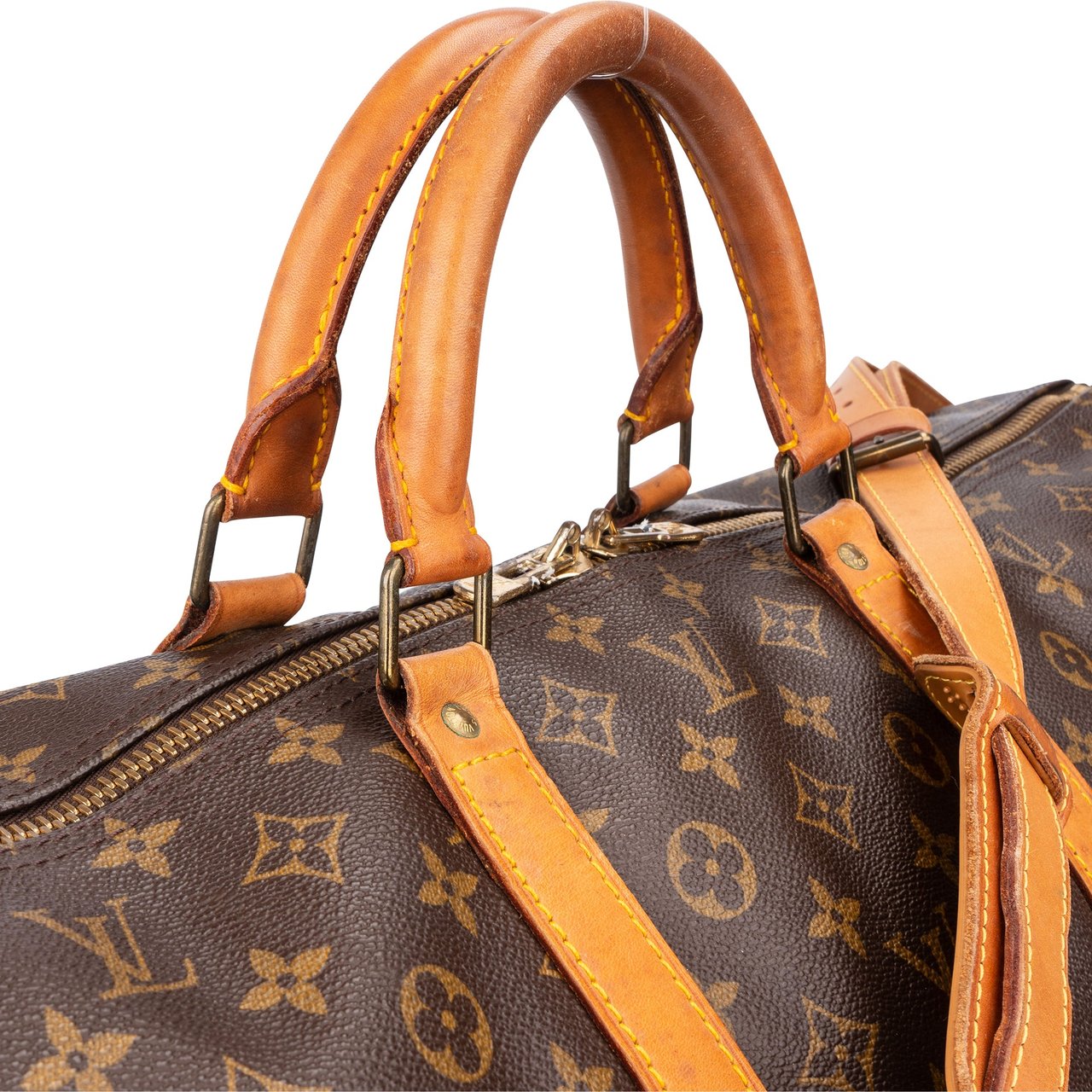 Louis Vuitton Louis Vuitton Canvas Monogram Keepall 60 Bandouliere Bruin