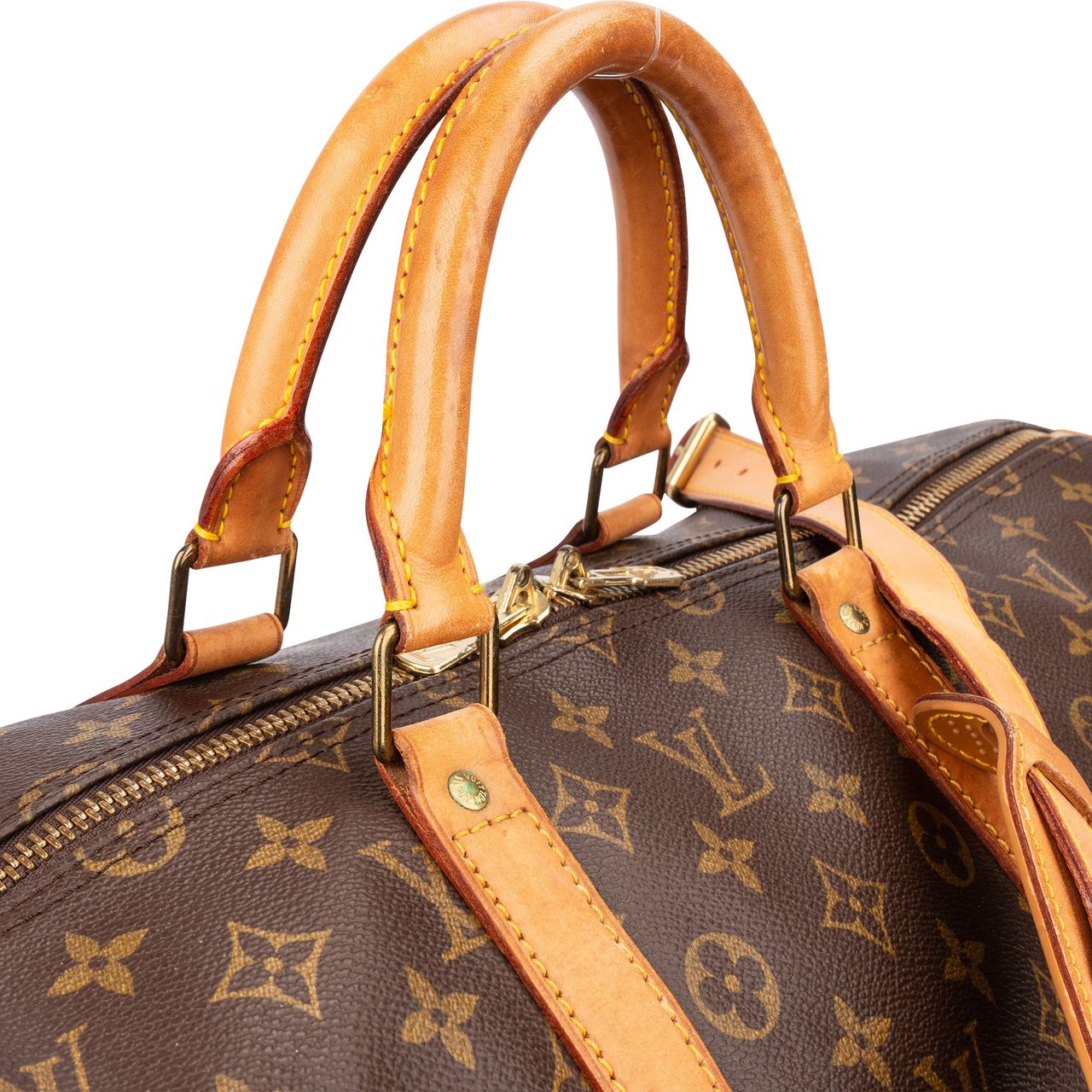 Louis Vuitton Louis Vuitton Canvas Monogram Keepall 55 Bandouliere Bruin