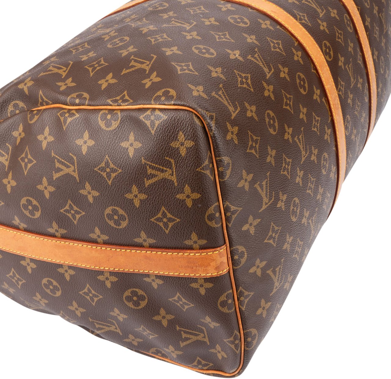 Louis Vuitton Louis Vuitton Canvas Monogram Keepall 55 Bandouliere Bruin
