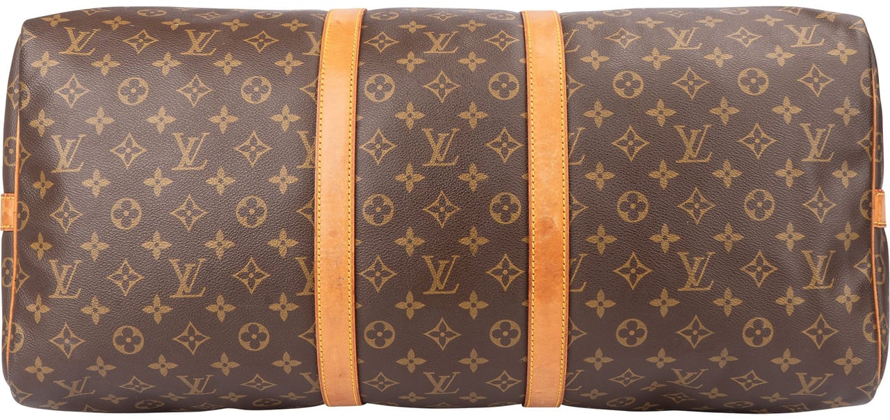 Louis Vuitton Louis Vuitton Canvas Monogram Keepall 55 Bandouliere Bruin