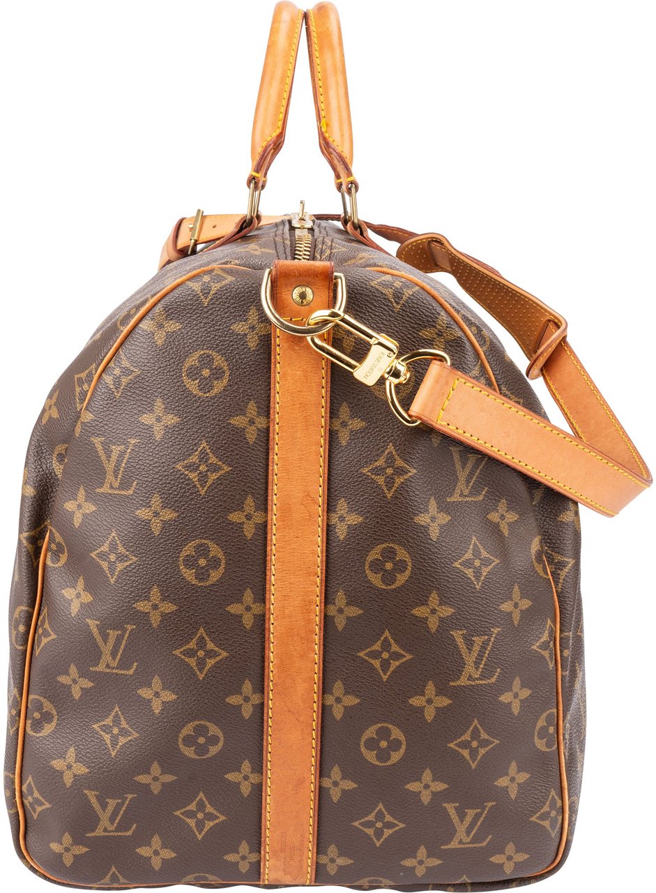 Louis Vuitton Louis Vuitton Canvas Monogram Keepall 55 Bandouliere Bruin