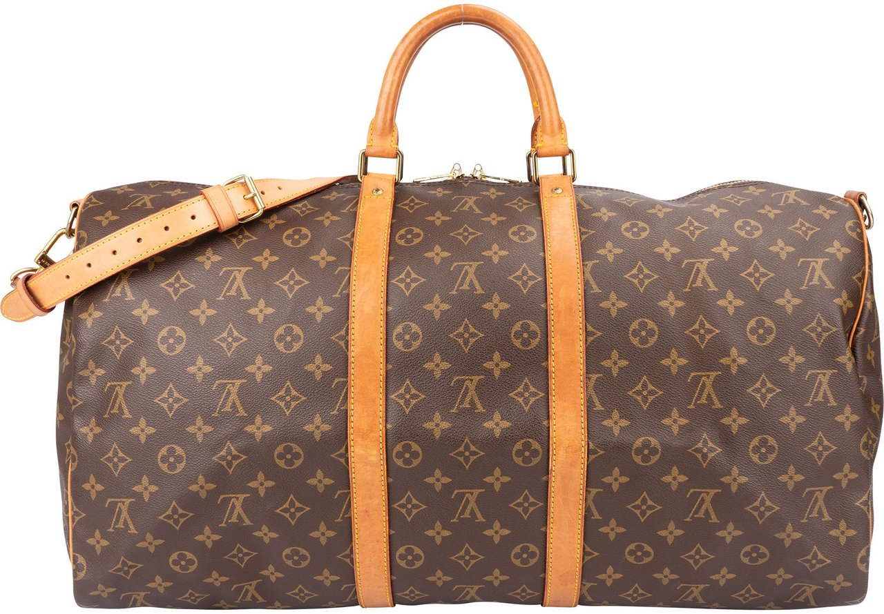 Louis Vuitton Louis Vuitton Canvas Monogram Keepall 55 Bandouliere Bruin