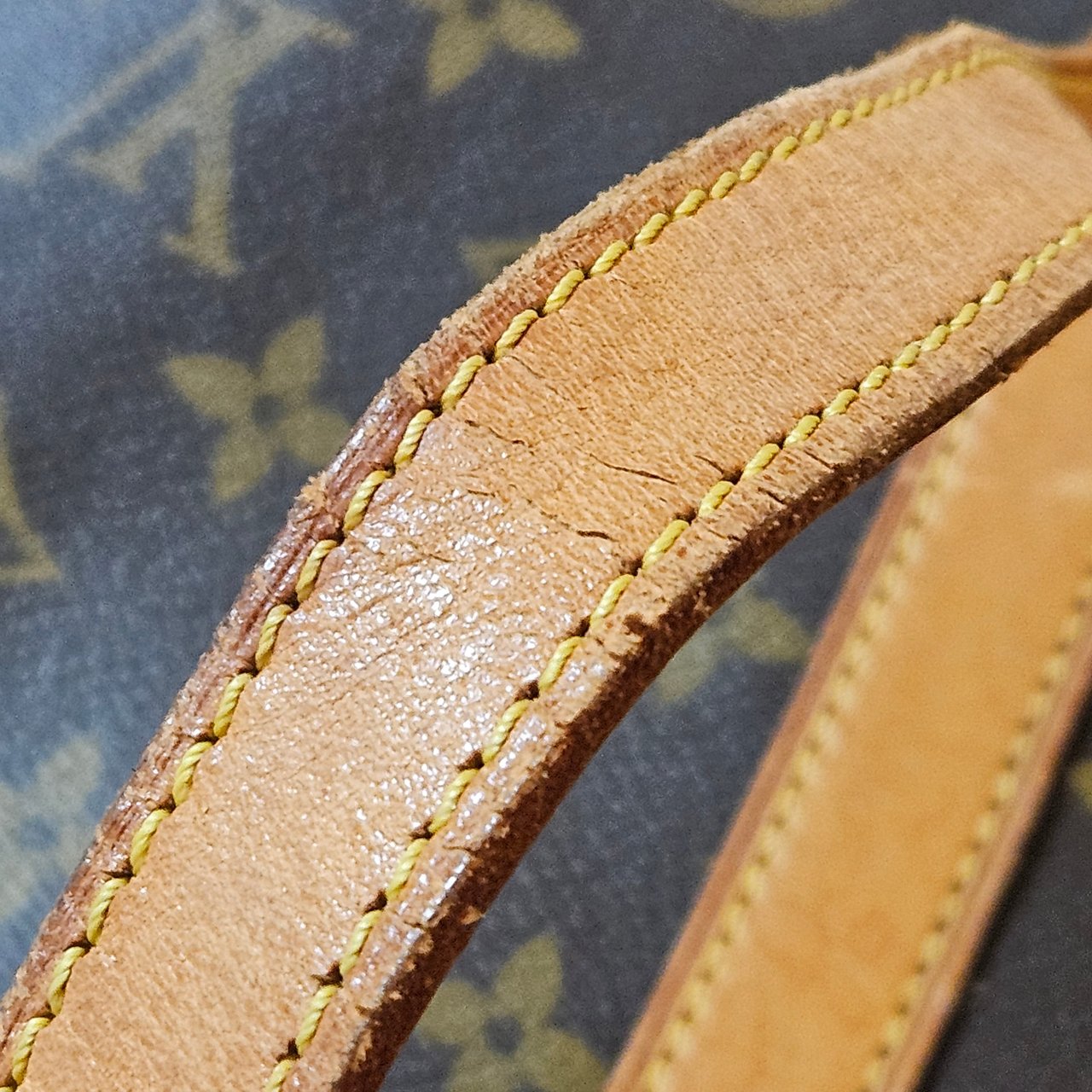 Louis Vuitton Canvas Monogram Babylone Shoulder Bag Bruin