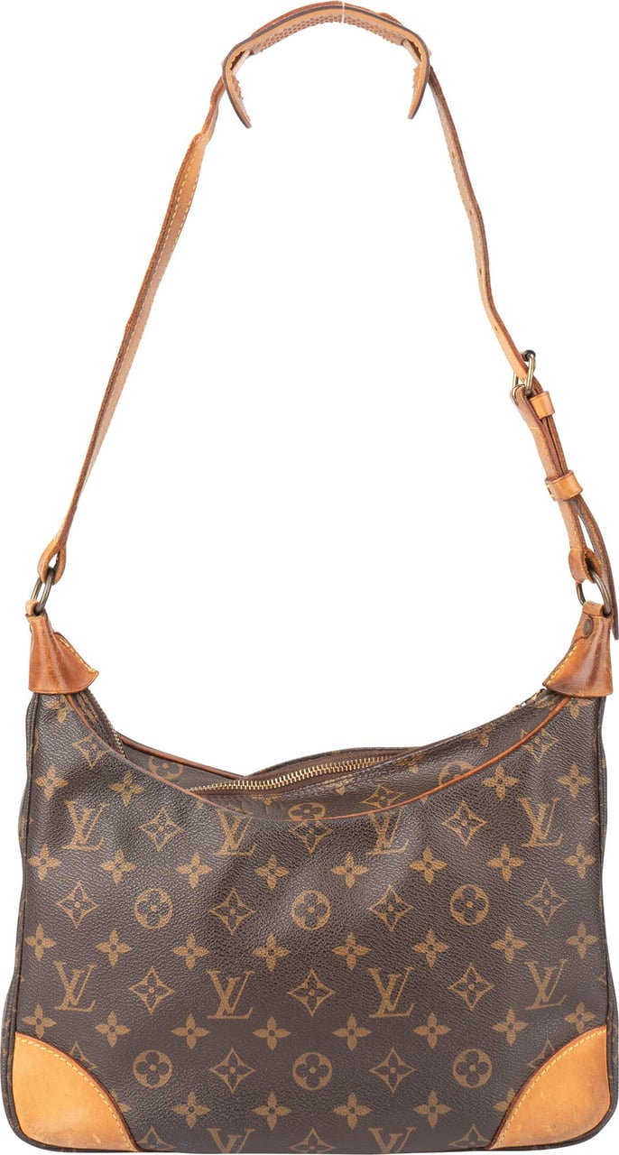 Louis Vuitton Louis Vuitton Canvas Monogram Boulogne Crossbody Bag Bruin