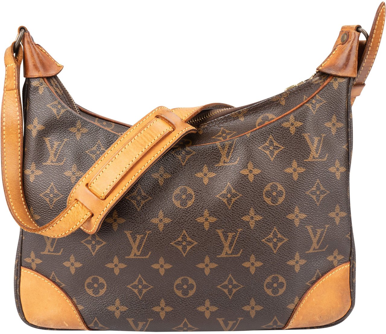 Louis Vuitton Louis Vuitton Canvas Monogram Boulogne Crossbody Bag Bruin
