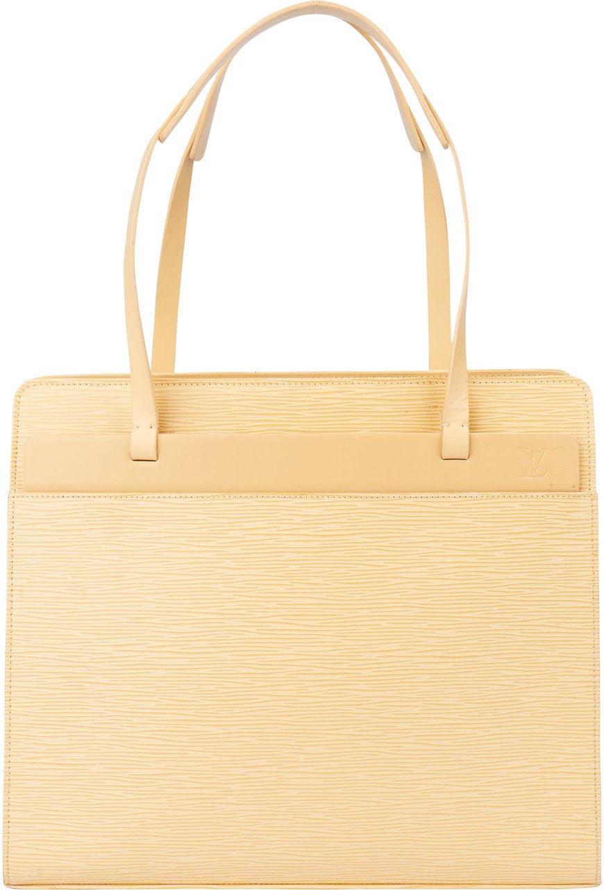 Louis Vuitton Louis Vuitton Vanille Epi Leather Croisette GM Handbag Beige