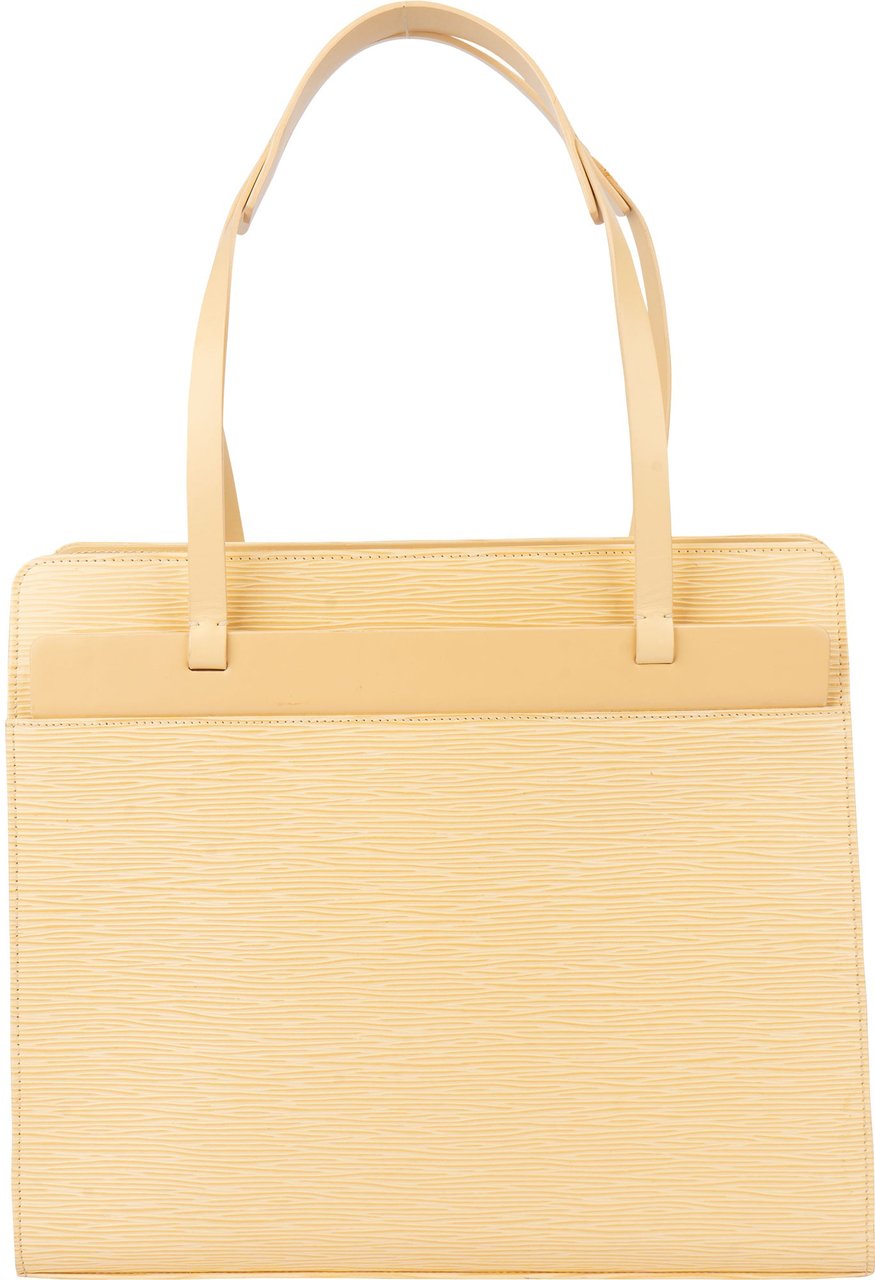 Louis Vuitton Louis Vuitton Vanille Epi Leather Croisette GM Handbag Beige
