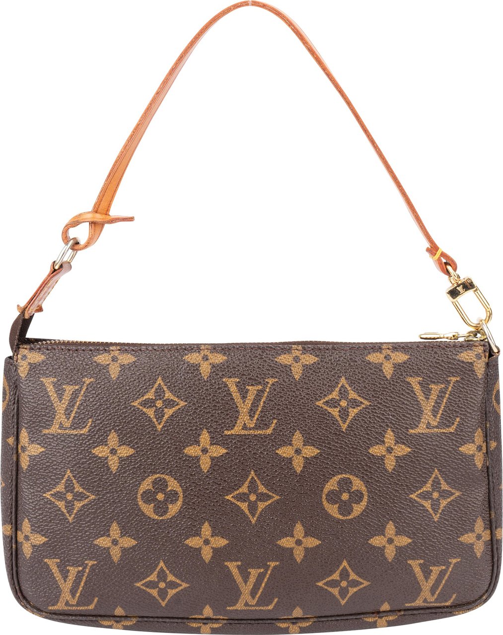 Louis Vuitton Louis Vuitton Canvas Monogram Pochette Accessoire Handbag Bruin