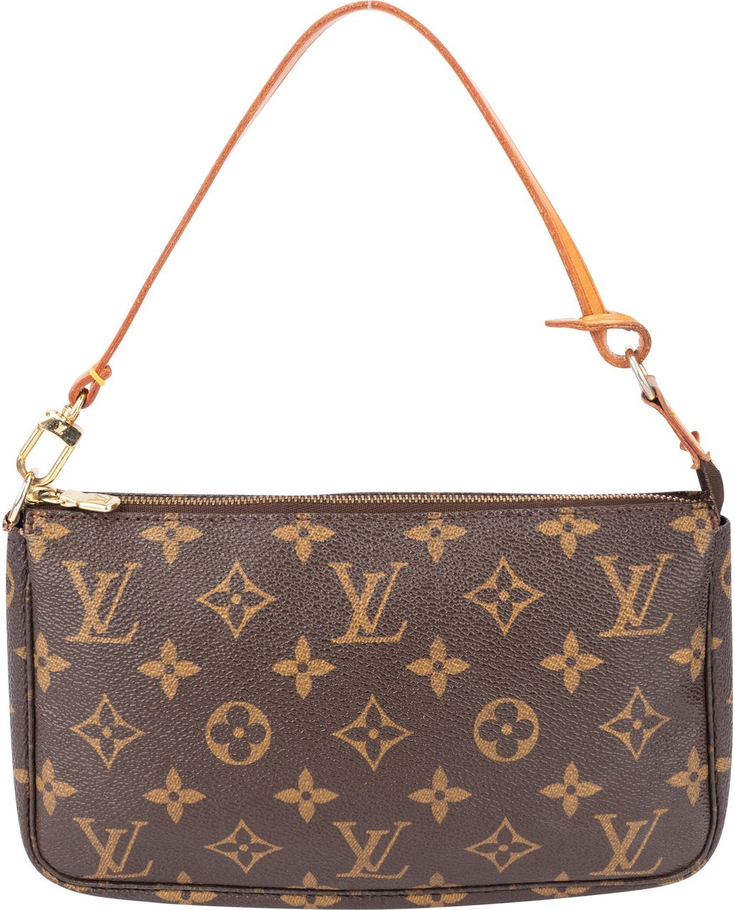 Louis Vuitton Louis Vuitton Canvas Monogram Pochette Accessoire Handbag Bruin