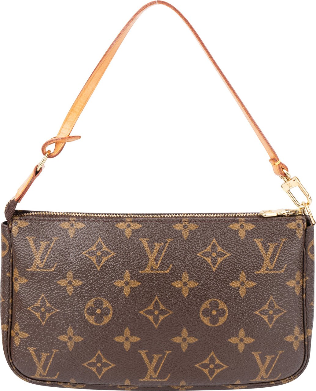 Louis Vuitton Louis Vuitton Canvas Monogram Pochette Accessoire Handbag Bruin