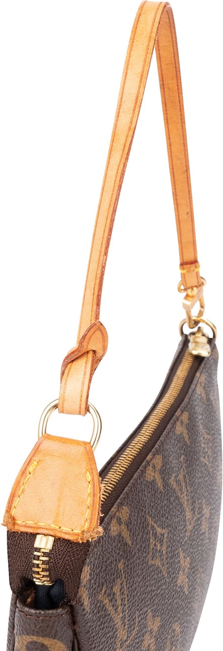 Louis Vuitton Louis Vuitton Canvas Monogram Pochette Accessoire Handbag Bruin
