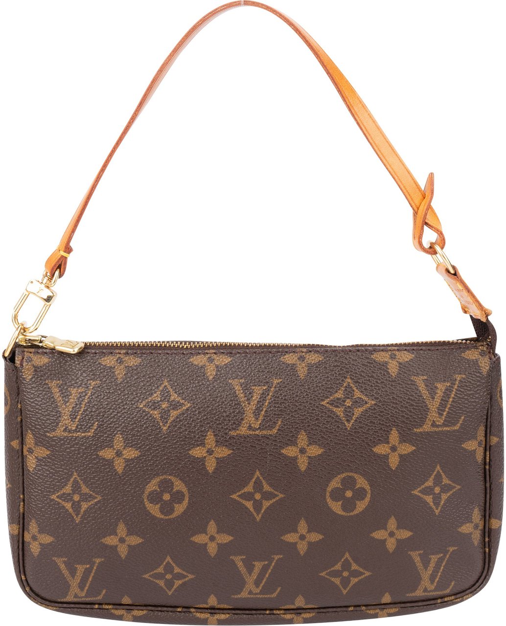 Louis Vuitton Louis Vuitton Canvas Monogram Pochette Accessoire Handbag Bruin