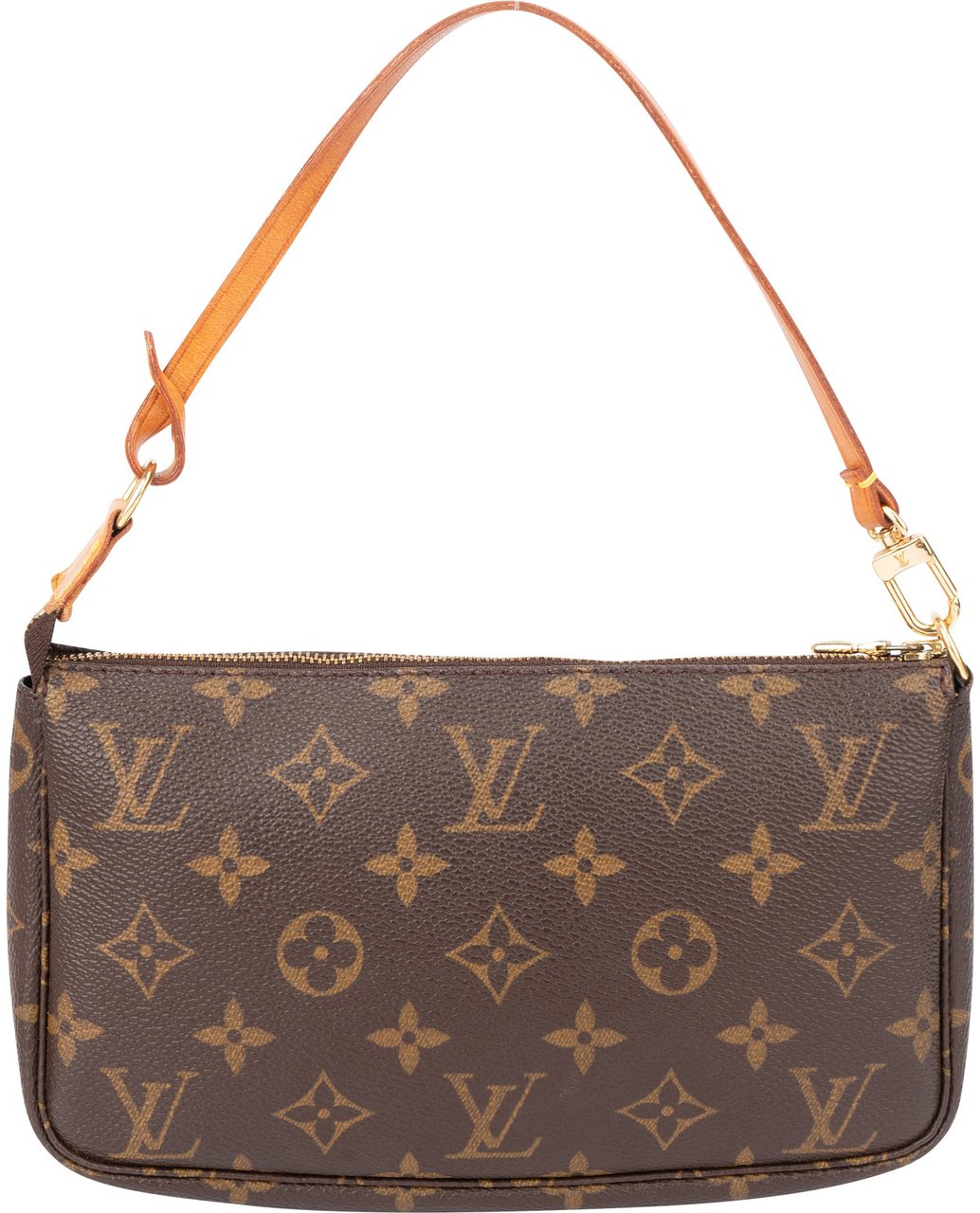 Louis Vuitton Louis Vuitton Canvas Monogram Pochette Accessoire Handbag Bruin