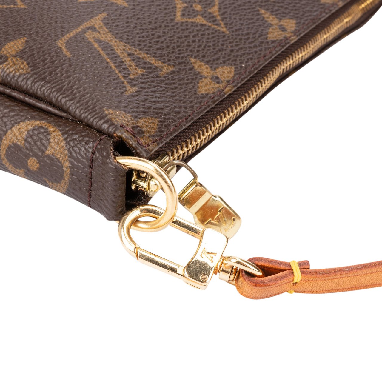 Louis Vuitton Louis Vuitton Canvas Monogram Pochette Accessoire Handbag Bruin