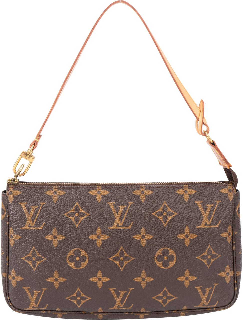 Louis Vuitton Louis Vuitton Canvas Monogram Pochette Accessoire Handbag Bruin