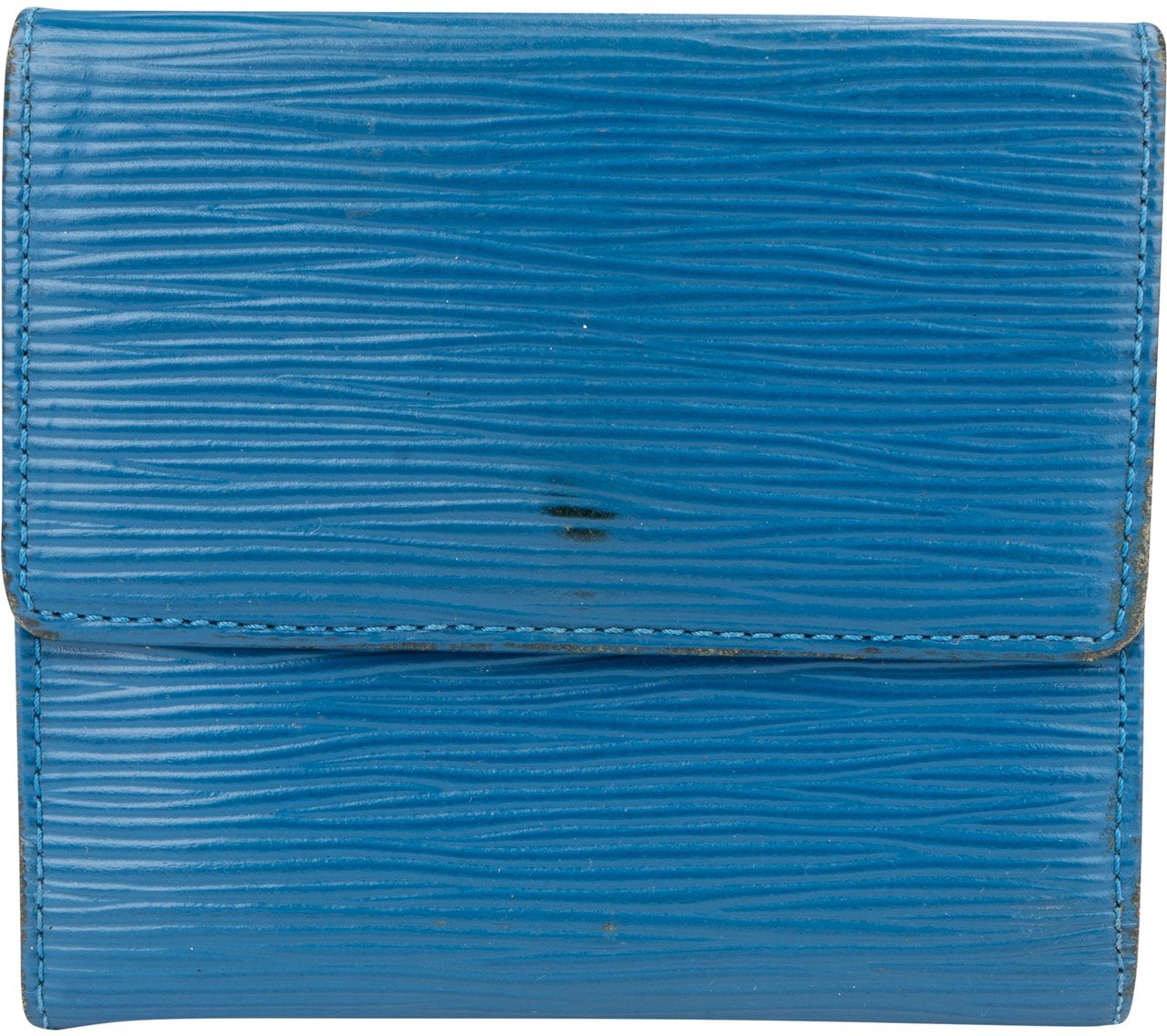 Louis Vuitton Louis Vuitton Bleu Epi Leather Elise Wallet Divers