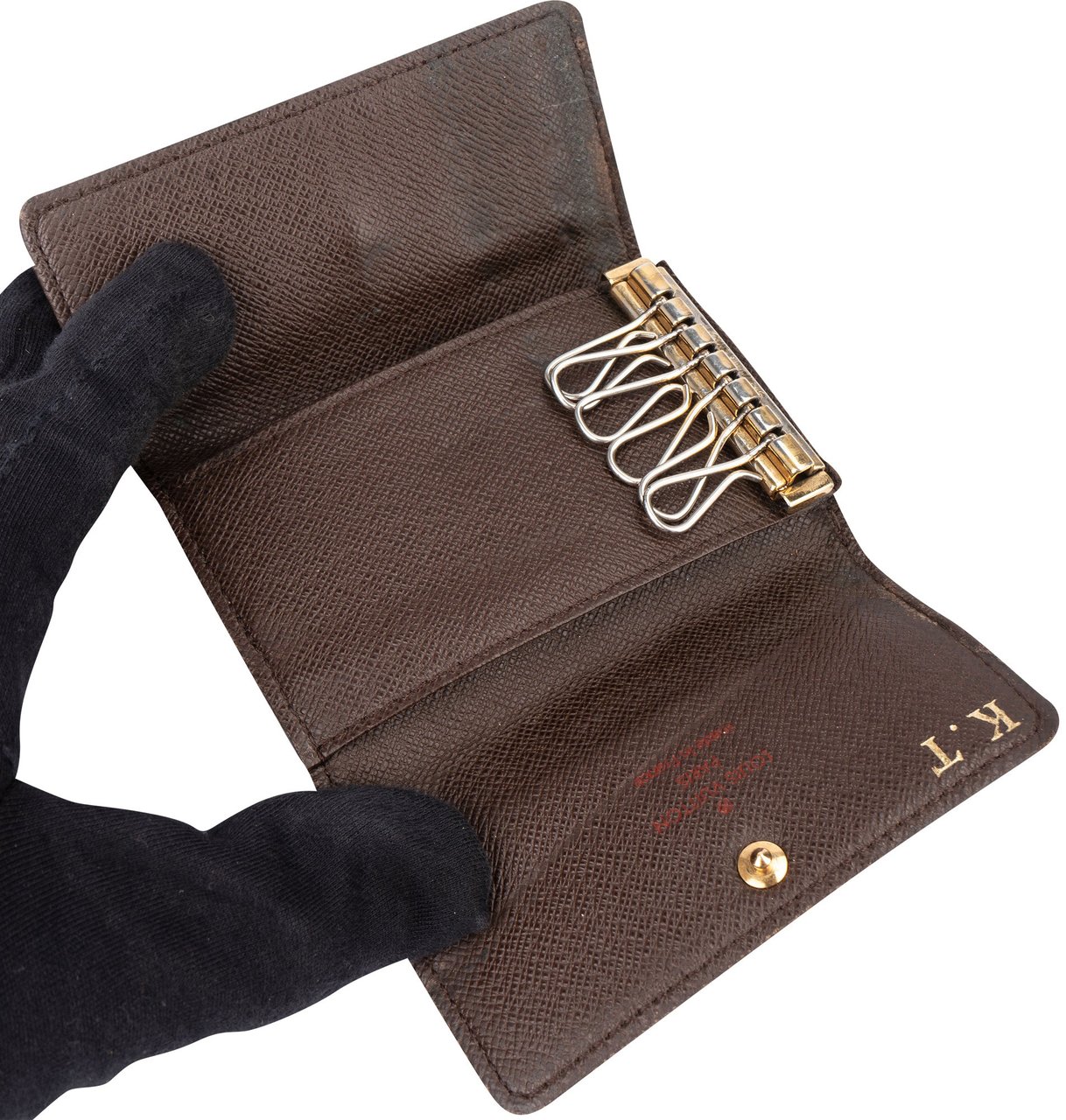 Louis Vuitton Louis Vuitton Damier Ebene Monogram Keyholder Bruin