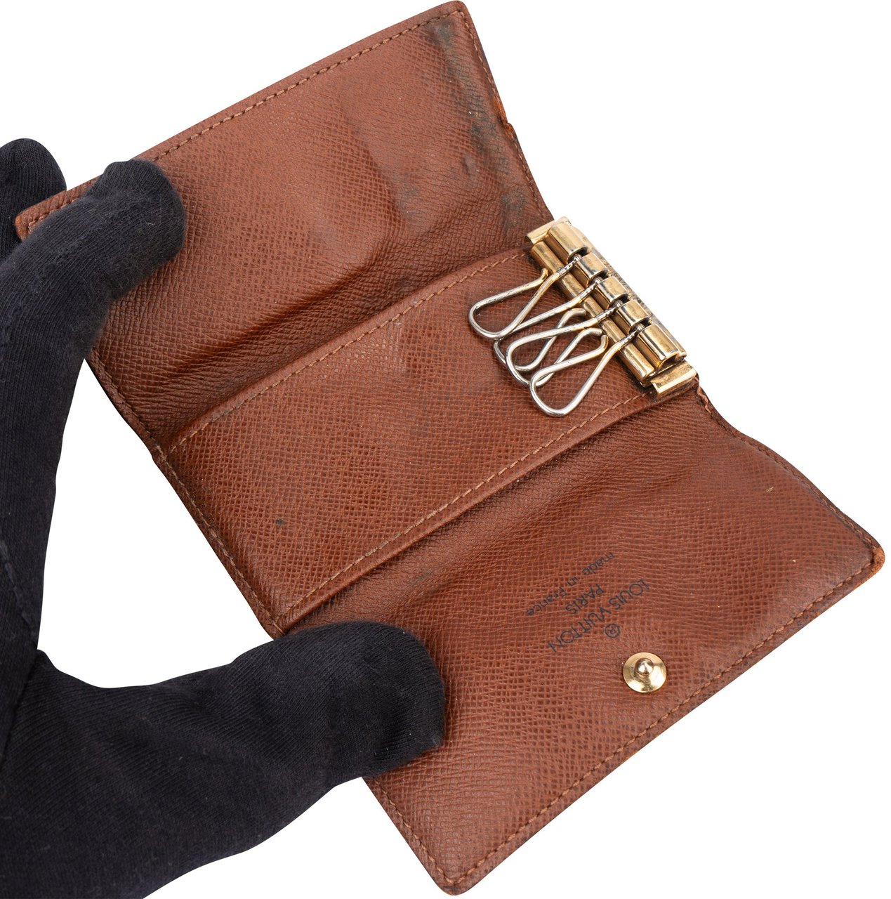 Louis Vuitton Louis Vuitton Canvas Monogram Keyholder Bruin