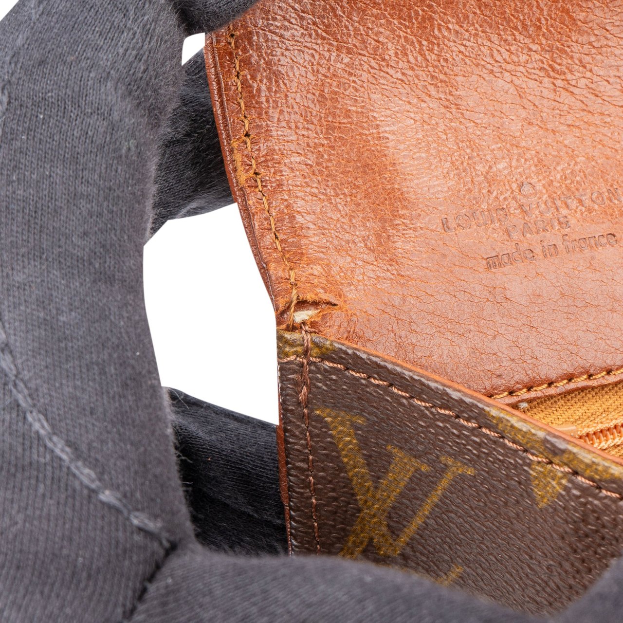 Louis Vuitton Louis Vuitton Canvas Monogram Dame PM Pochette Clutch Bruin