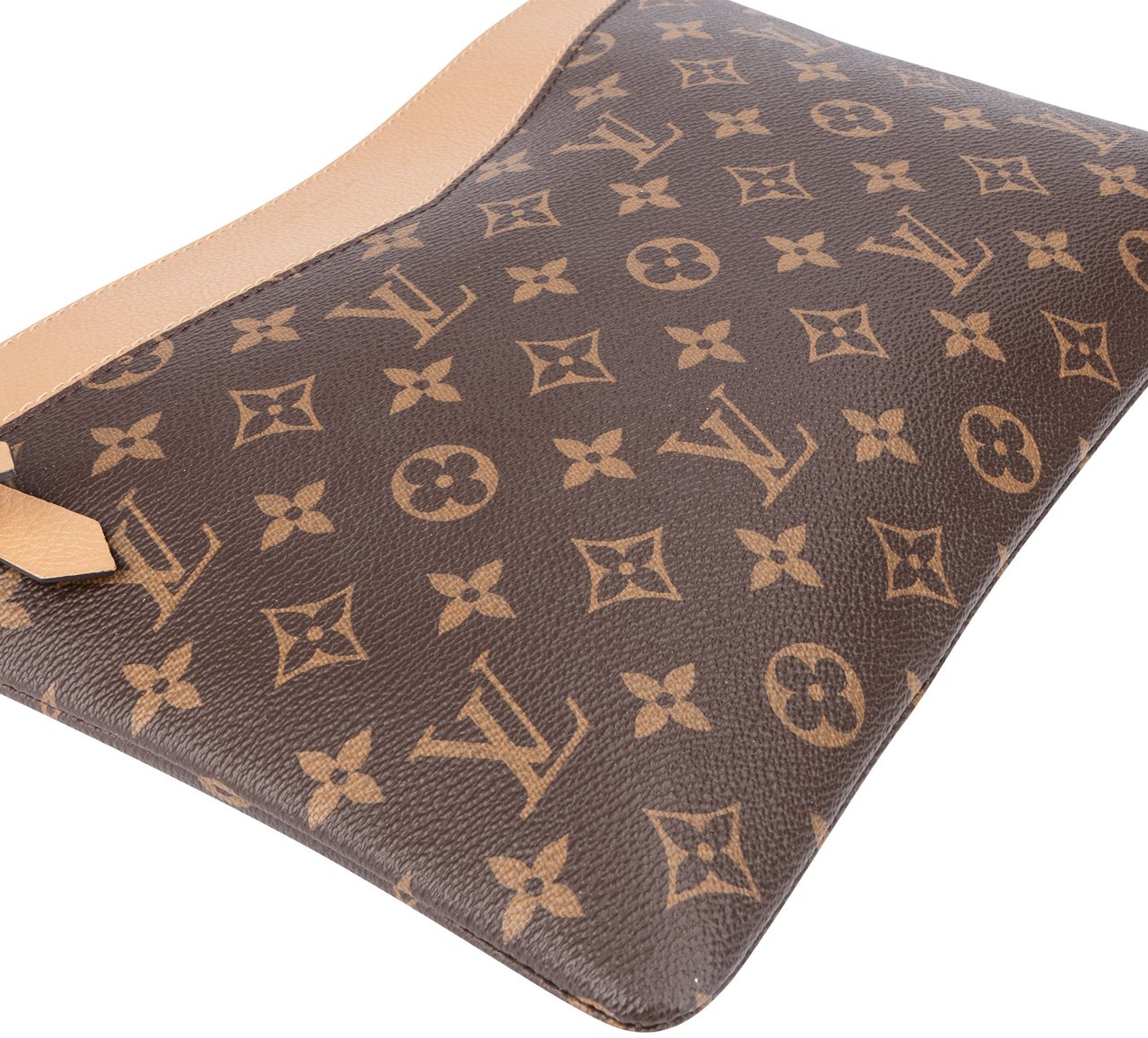 Louis Vuitton Louis Vuitton Canvas Monogram Daily Clutch Bruin